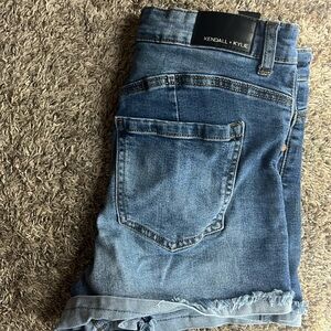 I am selling Kendall + Kylie shorts in the color blue size 13/13